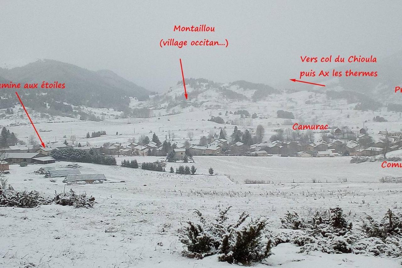 La Chaumine Aux Etoiles Bed & Breakfast Camurac Bagian luar foto